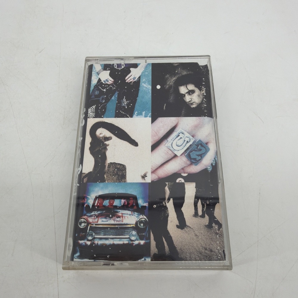 U2 Achtung Baby Cassette Tape 1991 Island Records